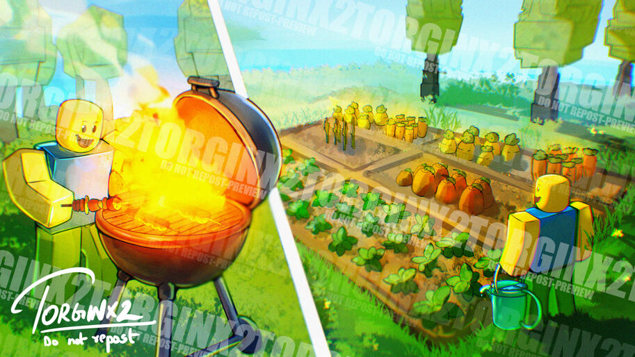 Roblox Style Thumbnail | Multiple Characters / Full Bodies / Background | Completed In: 3 Days