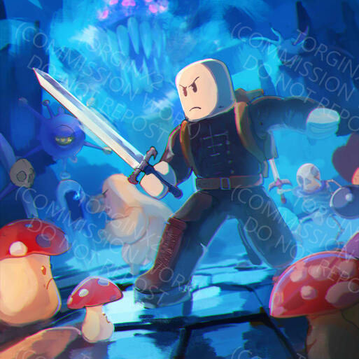 Roblox Style Thumbnail | Multiple Characters / Full Bodies/Non Humans / Background heavy | Completed In: 5 Days