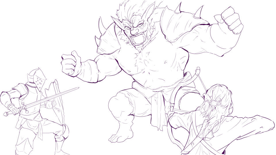 LINEART Clean final linework.