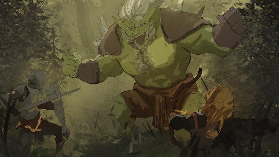 COLORED SKETCH Finalizing the colors and mood.